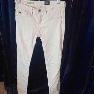 ag Adriano Goldschmied, white jeans, size 26R
